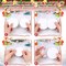 35 PCS Sublimation Ornament Blanks, Round Blank Sublimation Ornaments Sublimation Christmas Ornament Blanks for Christmas Tree Décor, DIY Handmade Crafts(2.76 inches)